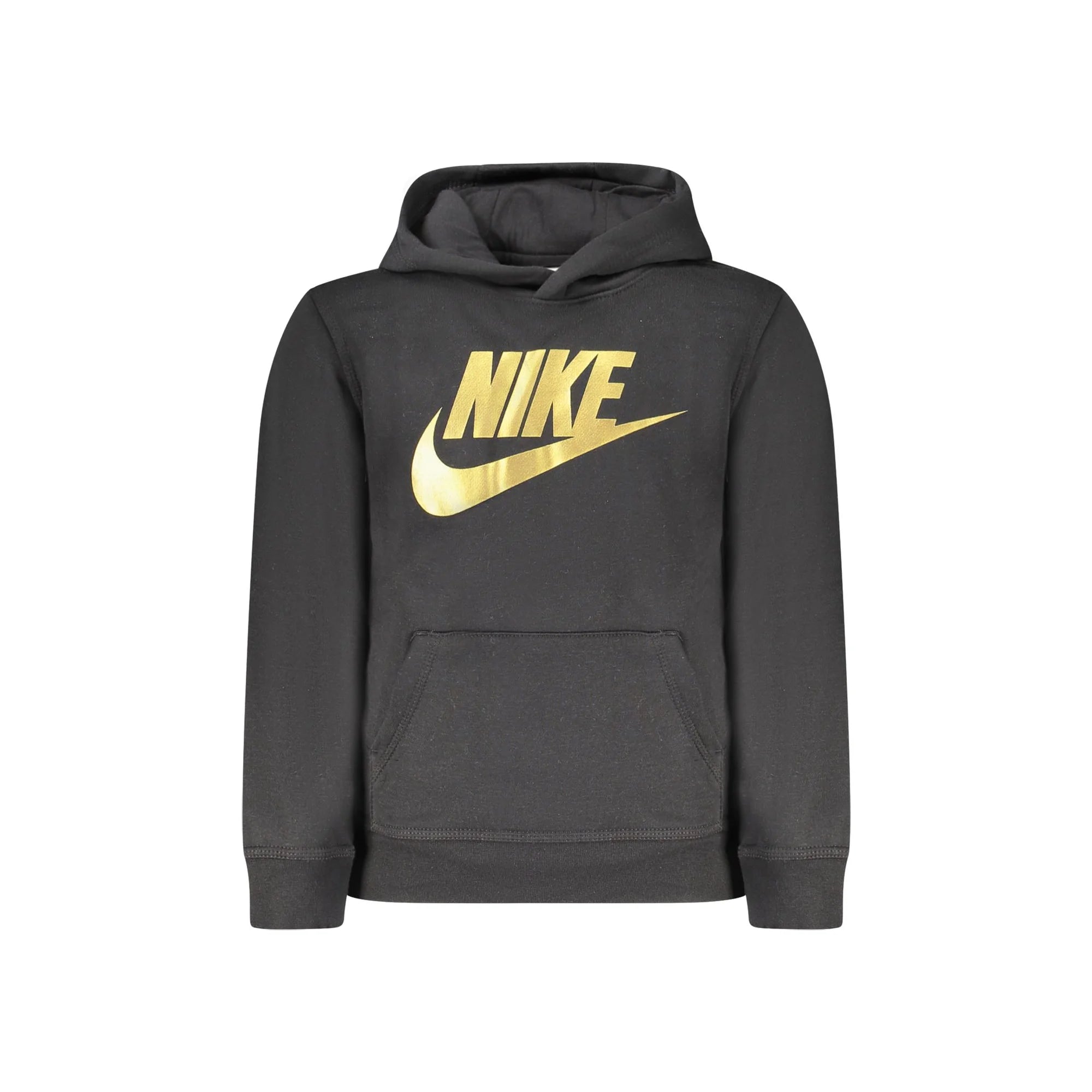 Nike Felpa Maniche Lunghe Unisex Nera Stampa Logo Felpe Nero - foto prodotto
